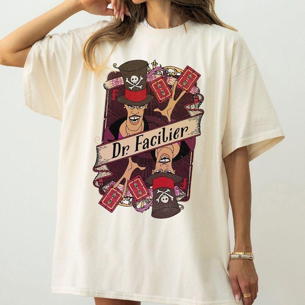 Princess And The Frog Dr Facilier Playing Card Disney Vuitino Shirt